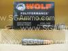 20 Round Box - 7.62x39 FMJ 123 Grain Wolf Polyformance ammo - Made in Russia by Barnaul - FMJ Projectile